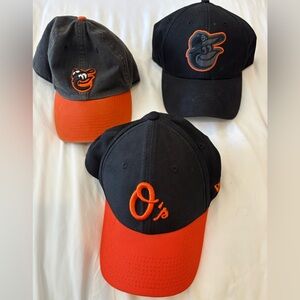 Baltimore Orioles Adult Hat Bundle - Black and Orange